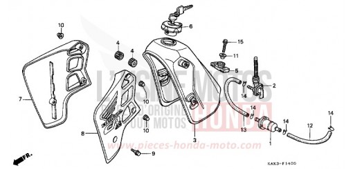 RESERVOIR A CARBURANT CRM125RP de 1993